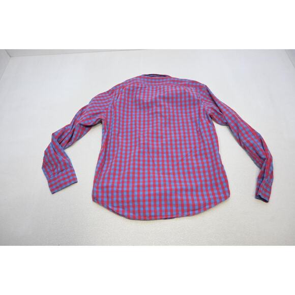 J Crew Slim Fit Casual Button Up Dress Shirt Plaid Long Sleeve Mens Size Large - Picture 8 of 8